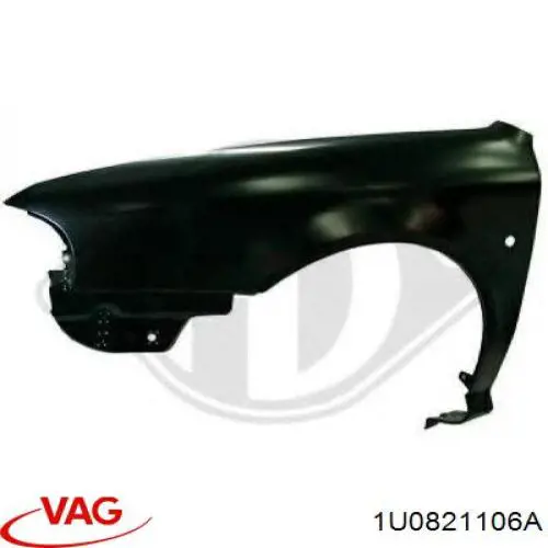 Крило переднє праве VAG 1U0821106A ціна, від 51.08 USD