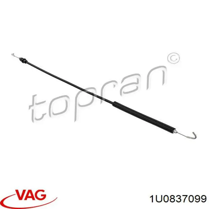 Трос відкривання двері передньої VAG 1U0837099 ціна, від 5.01 USD