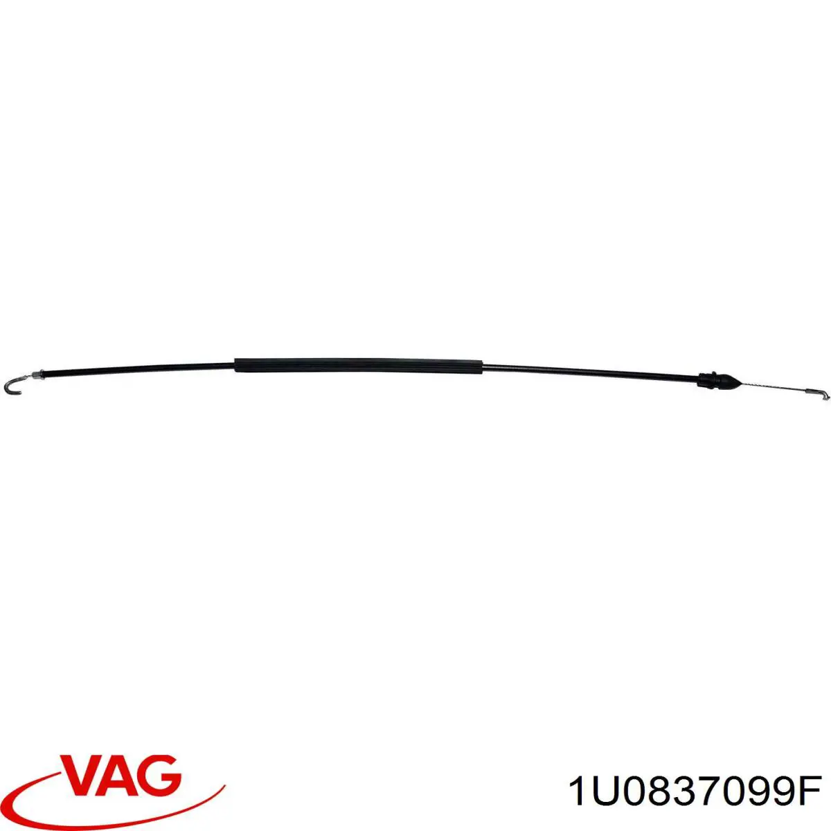 Трос відкривання двері передньої 1U0837099F VAG