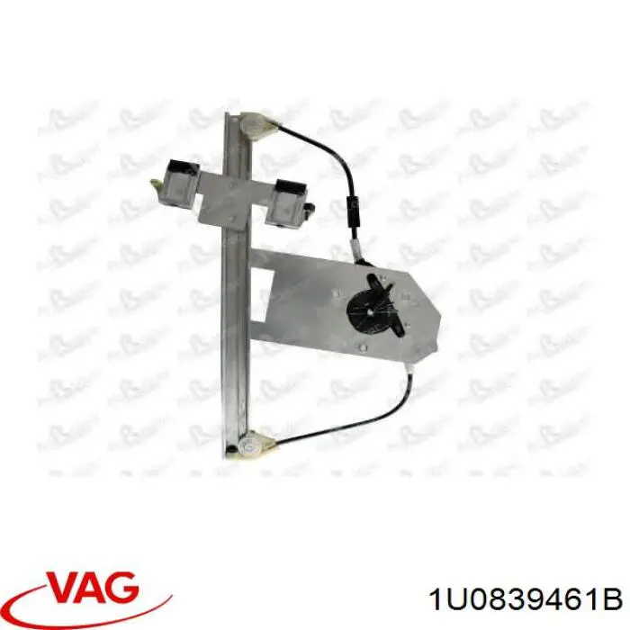 Купити 1U0839461B VAG Механізм склопідіймача двері задньої, лівої
