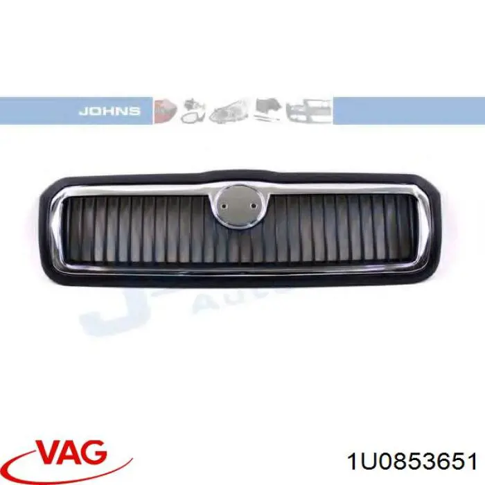 Купити 1U0853651 VAG Захисна решітка радіатора