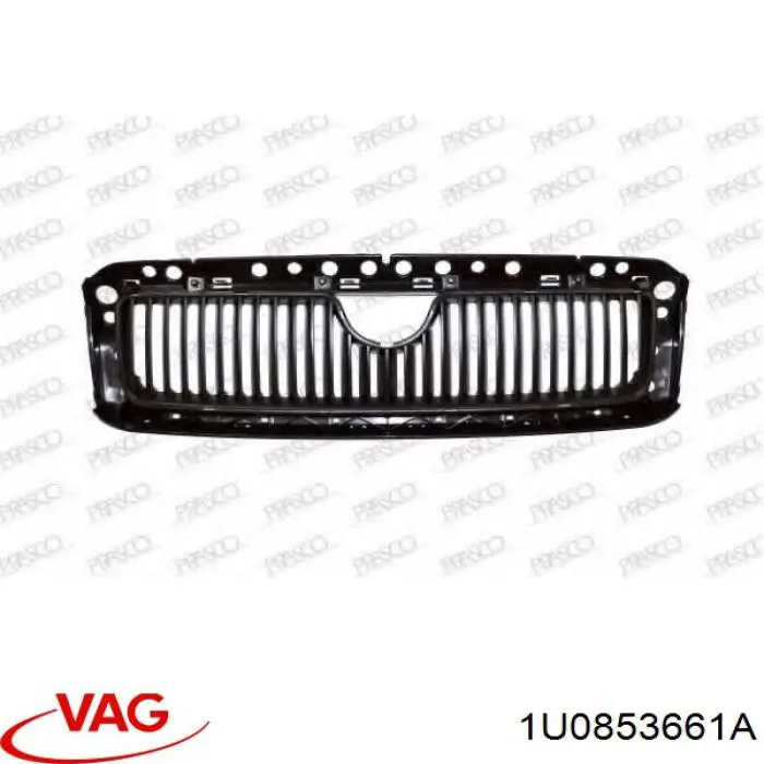 Купити 1U0853661A VAG Захисна решітка радіатора