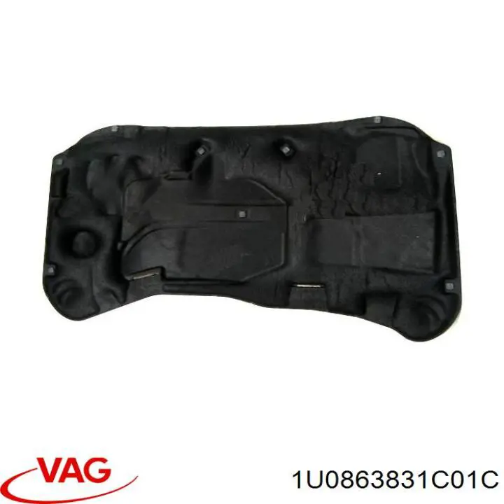 Обшивка капота VAG 1U0863831C01C ціна, від 75.14 USD