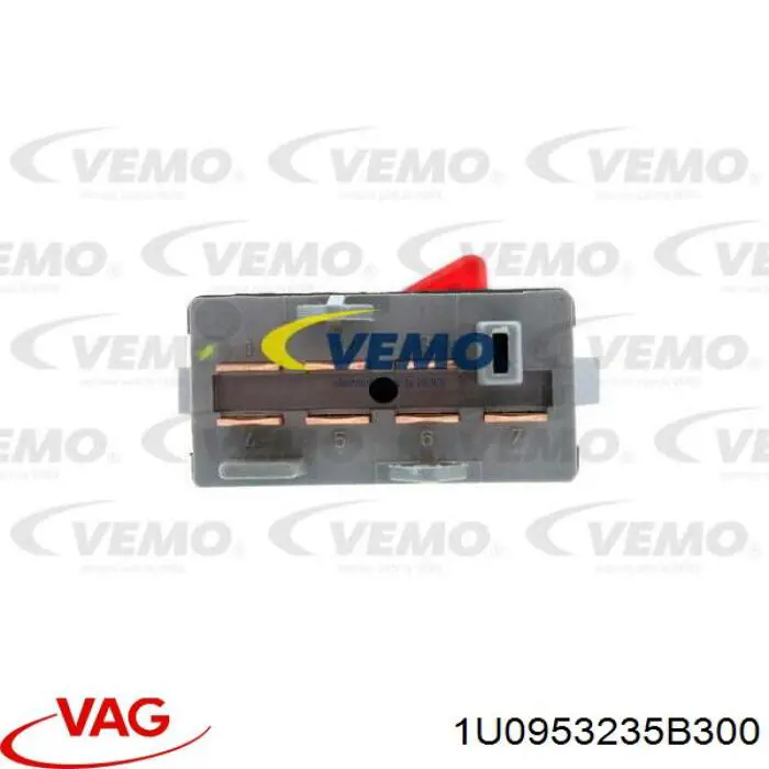 Кнопка аварійної сигналізації VAG 1U0953235B300