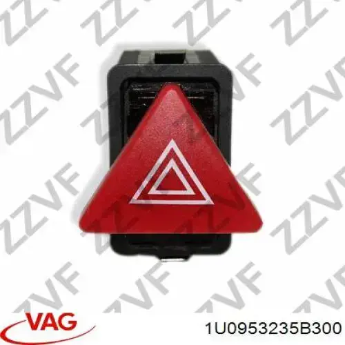 Купити 1U0953235B300 VAG Кнопка включення аварійного сигналу