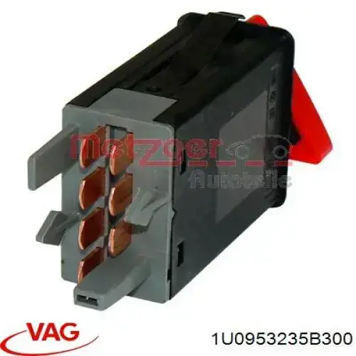 Кнопка аварійки 1U0953235B300 VAG