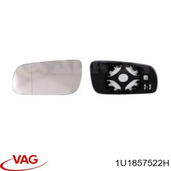 Скло дзеркала заднього виду, правого VAG 1U1857522H ціна, від 6.26 USD