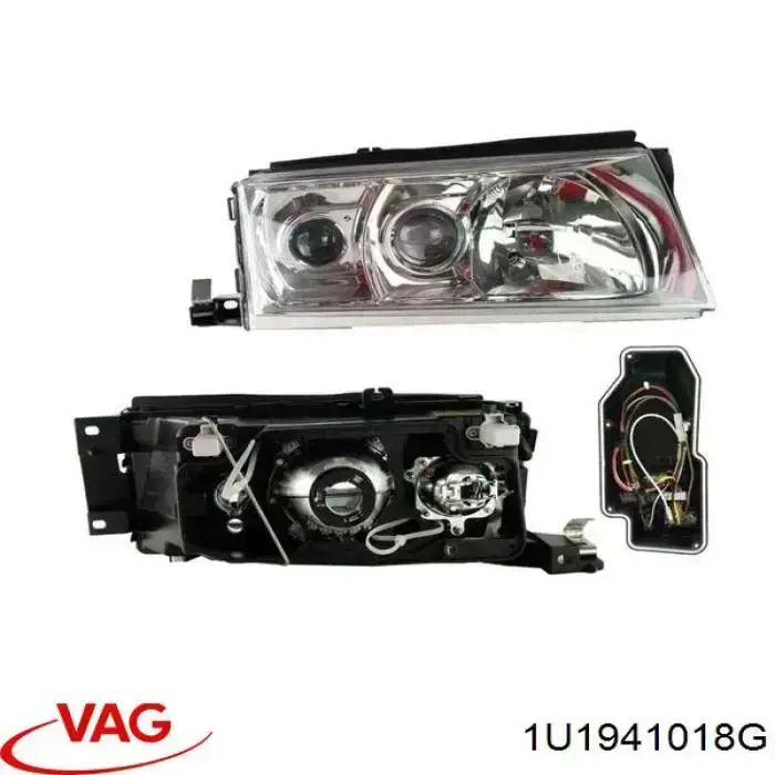 Купити 1U1941018G VAG Права блок фара
