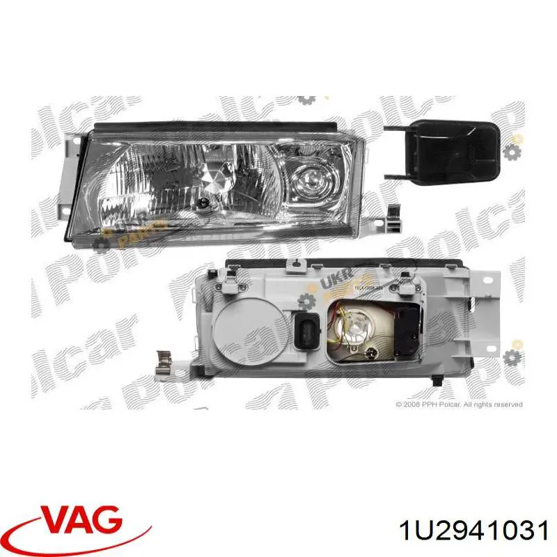 Фари VAG 1U2941031 ціна, від 316.67 USD