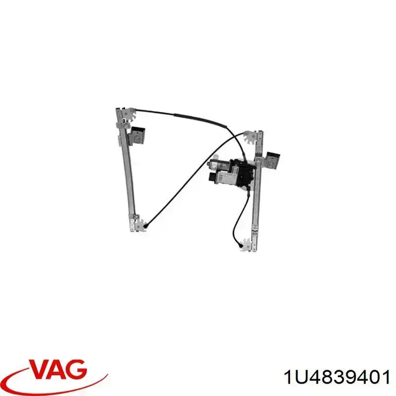 Механізм склопідйомника двері задньої, лівої VAG 1U4839401