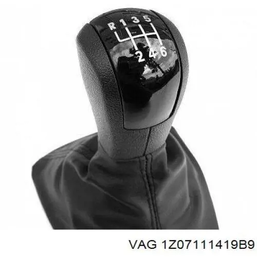 Рукоятка важеля КПП 1Z07111419B9 VAG