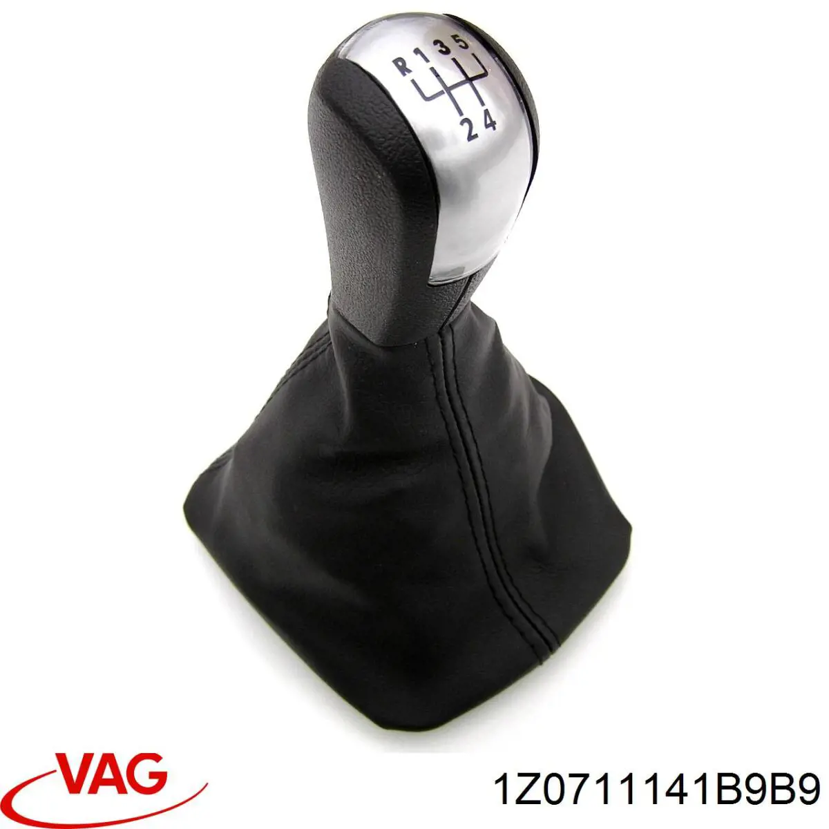Рукоятка важеля КПП 1Z0711141B9B9 VAG