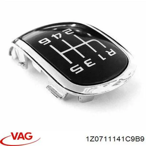1Z0711141C9B9 VAG Ручка важеля коробки передач
