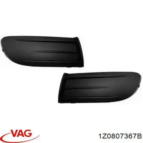 Решітка переднього бампера, ліва VAG 1Z0807367B ціна, від 5.52 USD