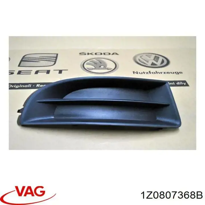 Решітка переднього бампера, права VAG 1Z0807368B ціна, від 5.15 USD