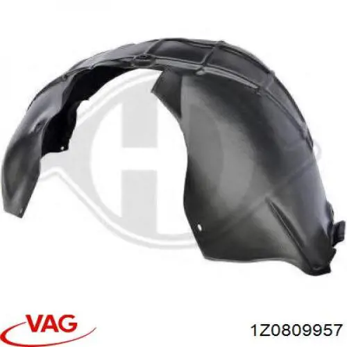 Підкрилок переднього крила, лівий задній VAG 1Z0809957 ціна, від 17.93 USD