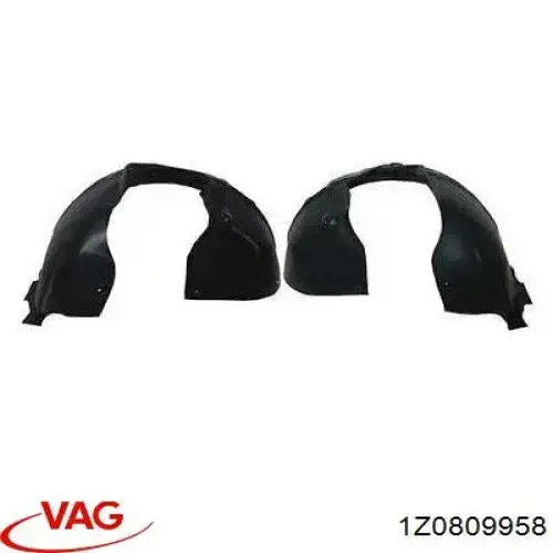 Купити 1Z0809958 VAG Підкрилок переднього крила, правий задній
