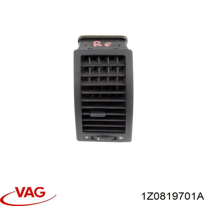 Решітка повітропровода ліва VAG 1Z0819701A ціна, від 11.36 USD