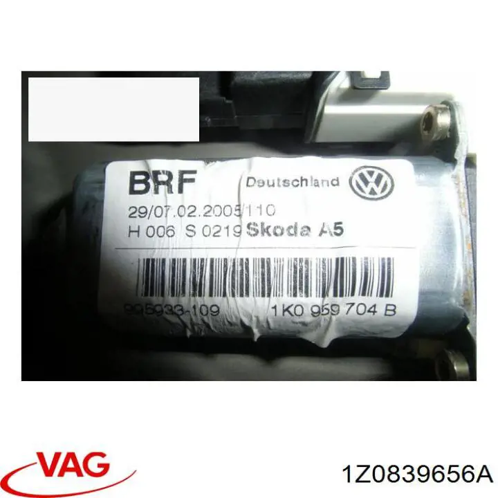1Z0839656A VAG Склопідйомник задніх правих дверей