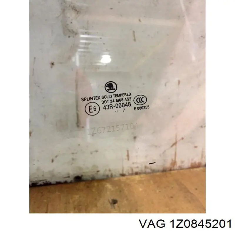 Скло передніх дверей, лівою VAG 1Z0845201 ціна, від 21.10 USD