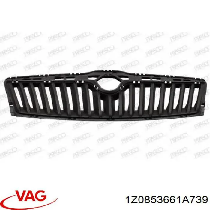 Накладка (рамка) решітки радіатора Diamond/DPA 88530872102