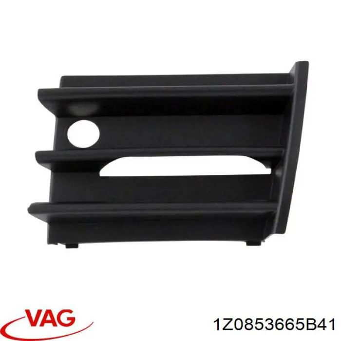1Z0853665B41 VAG Решітка переднього бампера, ліва