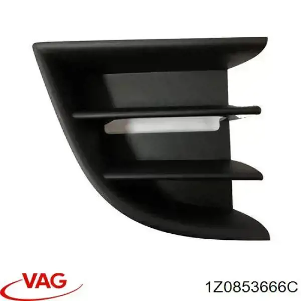 Решітка переднього бампера, права VAG 1Z0853666C ціна, від 3.82 USD