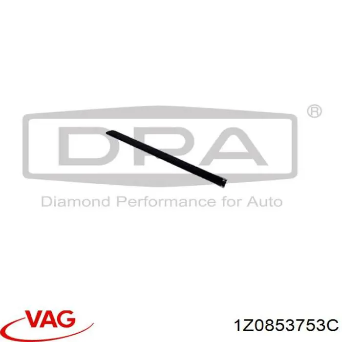 Молдинг задніх лівих дверей Diamond/DPA 88530704302 ціна, від 8.20 USD