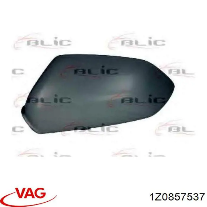 Купити 1Z0857537 VAG Накладка/кришка дзеркала заднього виду, ліва