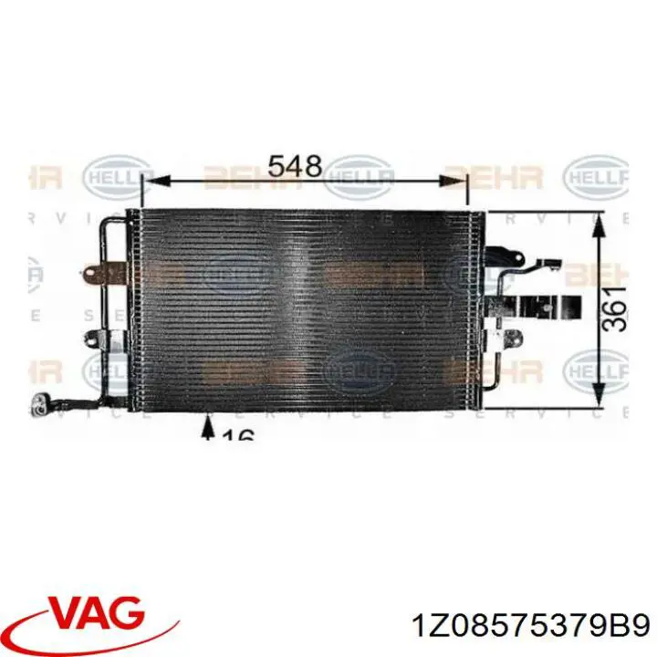 Купити 1Z08575379B9 VAG Накладка/кришка дзеркала заднього виду, ліва