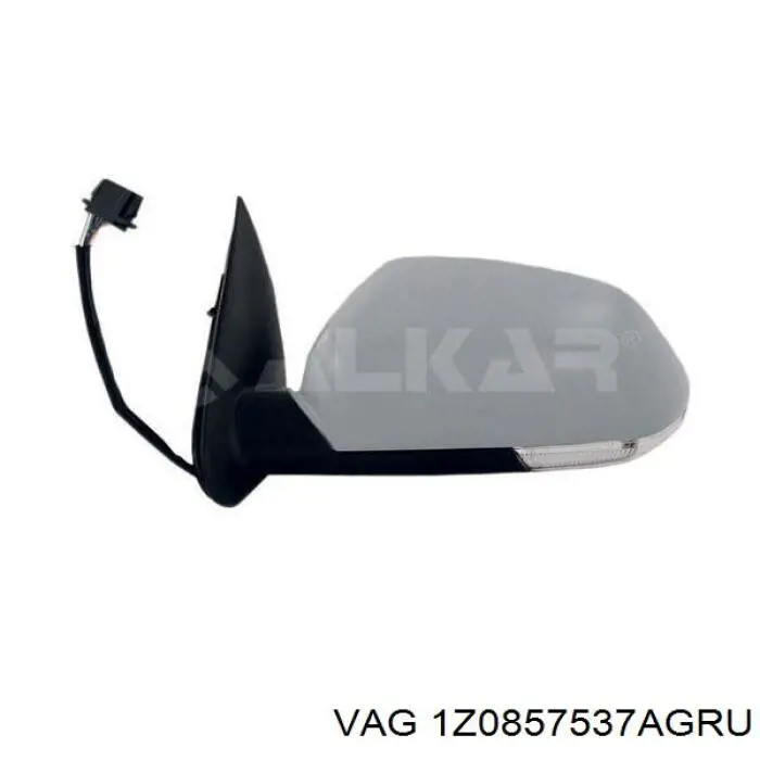1Z0857537AGRU VAG Накладка водійського дзеркала
