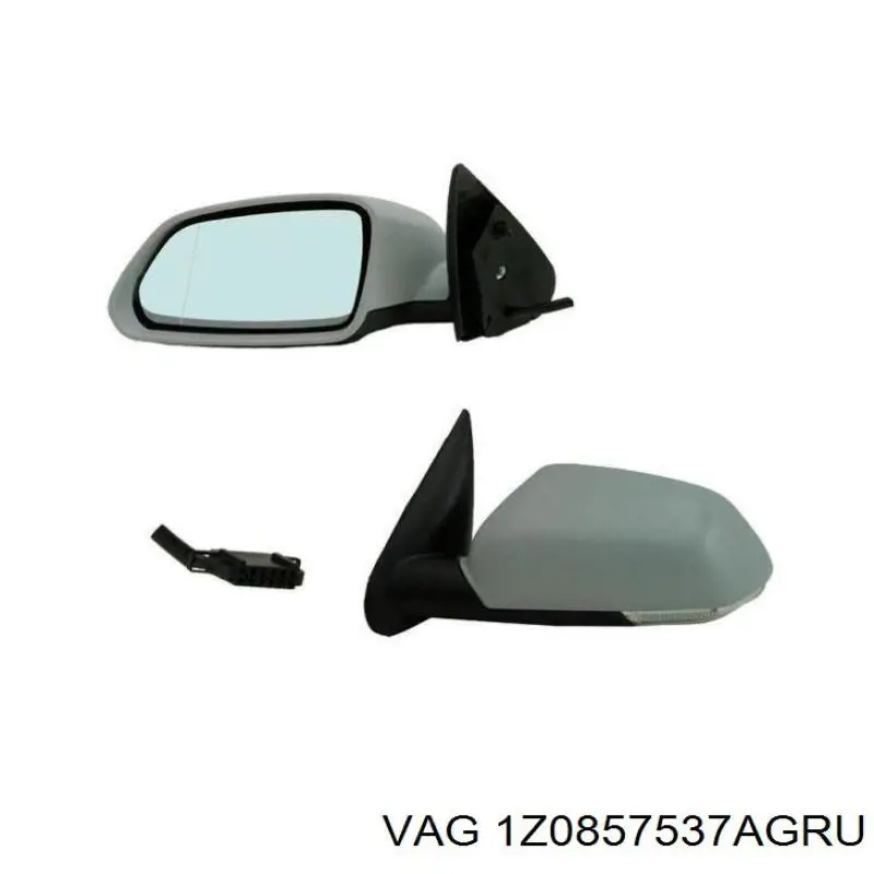 Накладка лівого бокового дзеркала VAG 1Z0857537AGRU ціна, від 10.36 USD