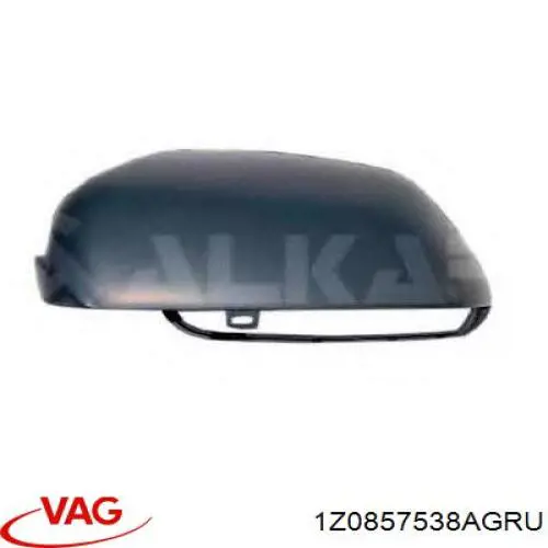 1Z0857538AGRU VAG Накладка правого бокового дзеркала