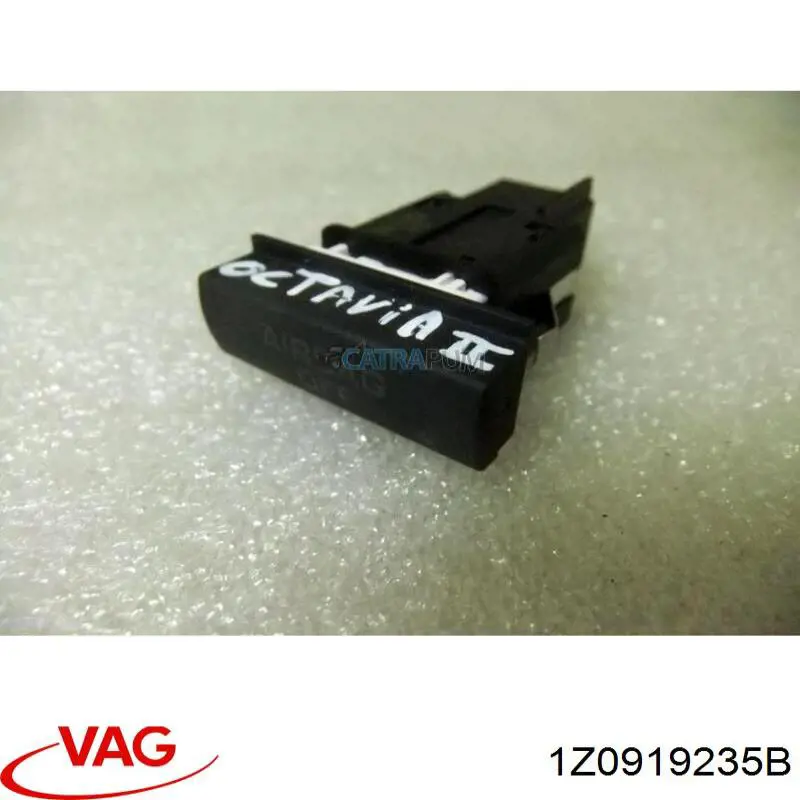 Кнопка відключення подушок безпеки AIRBAG 1Z0919235B VAG