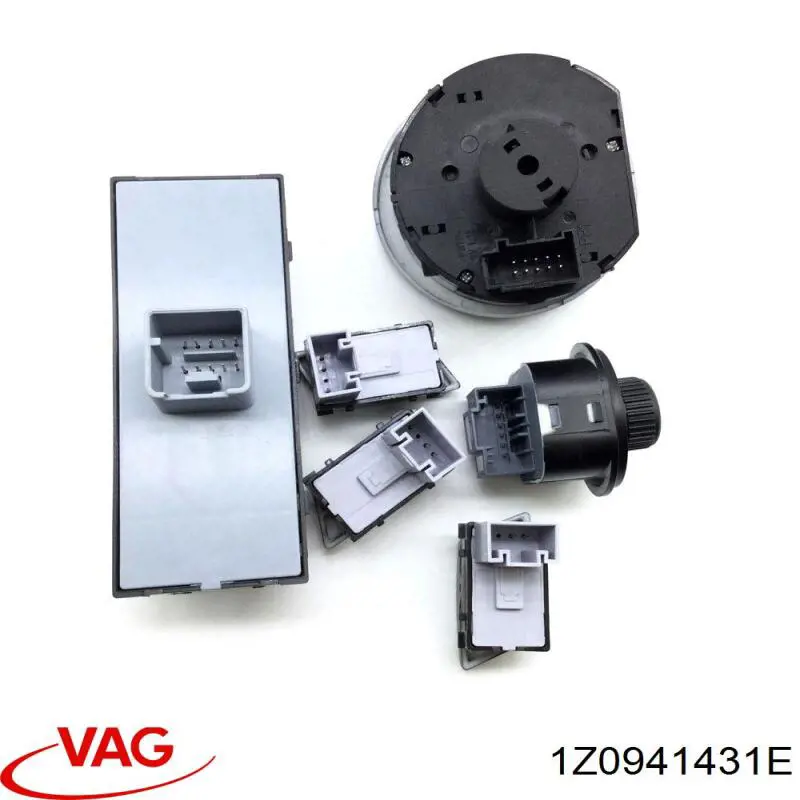 Купити 1Z0941431E VAG Перемикач світла фар, на "торпеді"