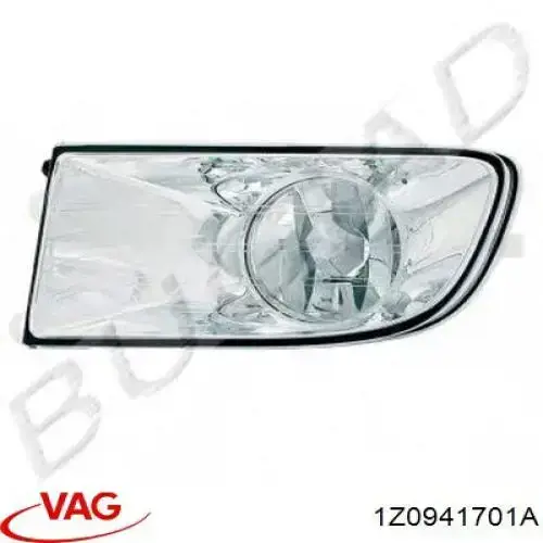 Туманка ліва VAG 1Z0941701A ціна, від 27.00 USD