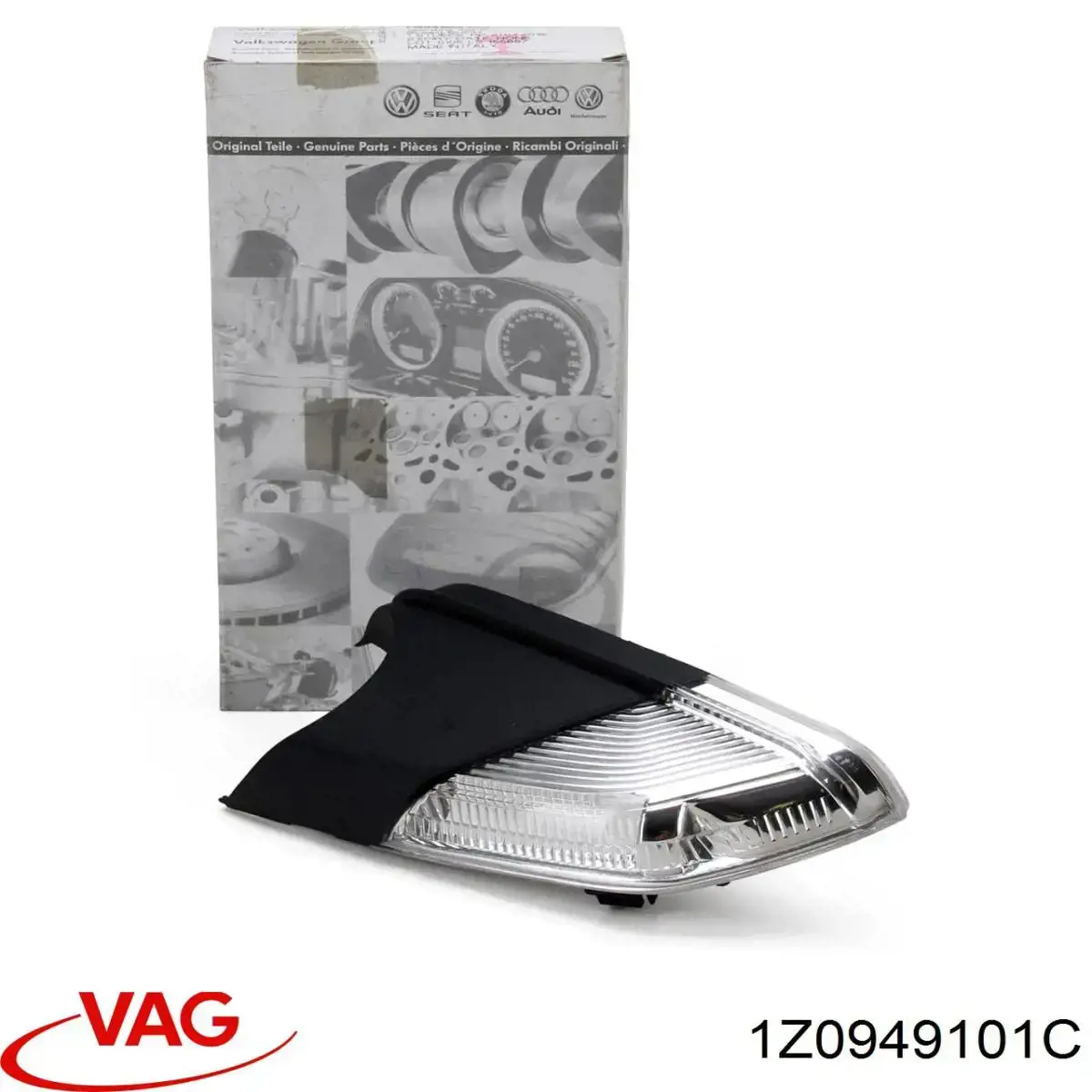 Купити 1Z0949101C VAG Покажчик повороту дзеркала, лівий