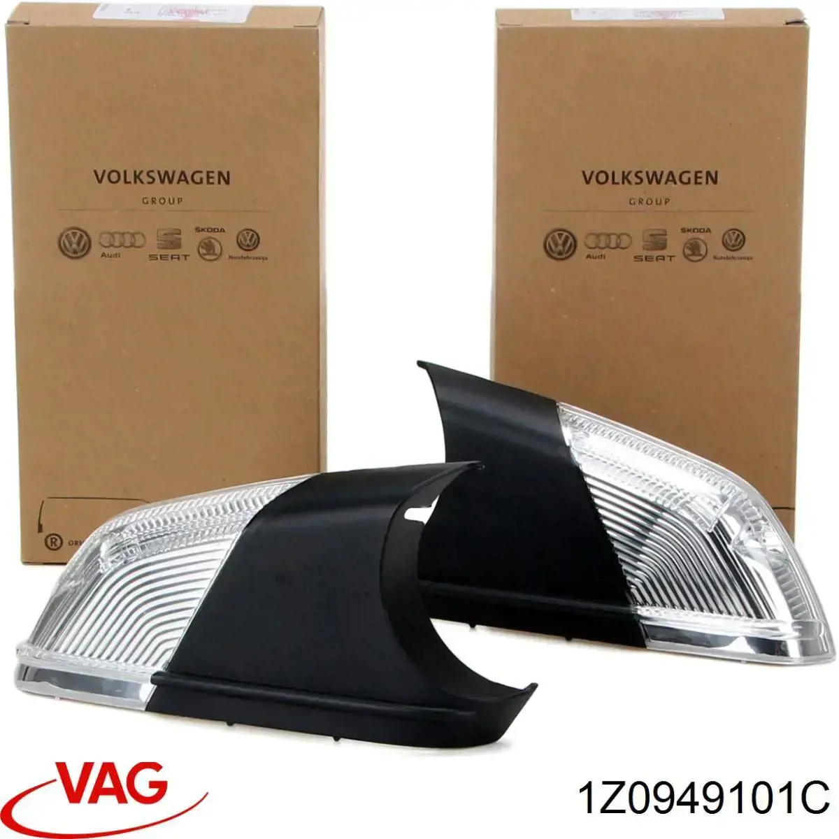 Покажчик повороту дзеркала, лівий VAG 1Z0949101C ціна, від 16.06 USD