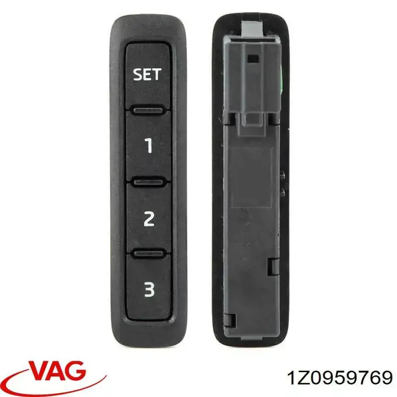 Блок кнопок механізму регулювання сидінь VAG 1Z0959769 ціна, від 68.42 USD