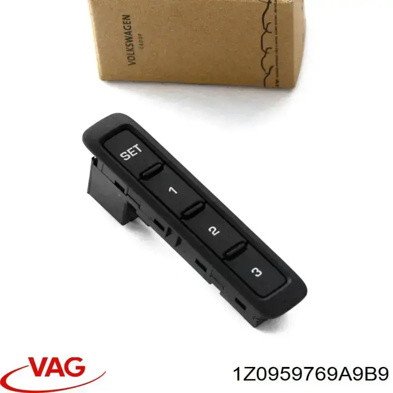 Купити 1Z0959769 VAG Блок кнопок механізму регулювання сидінь