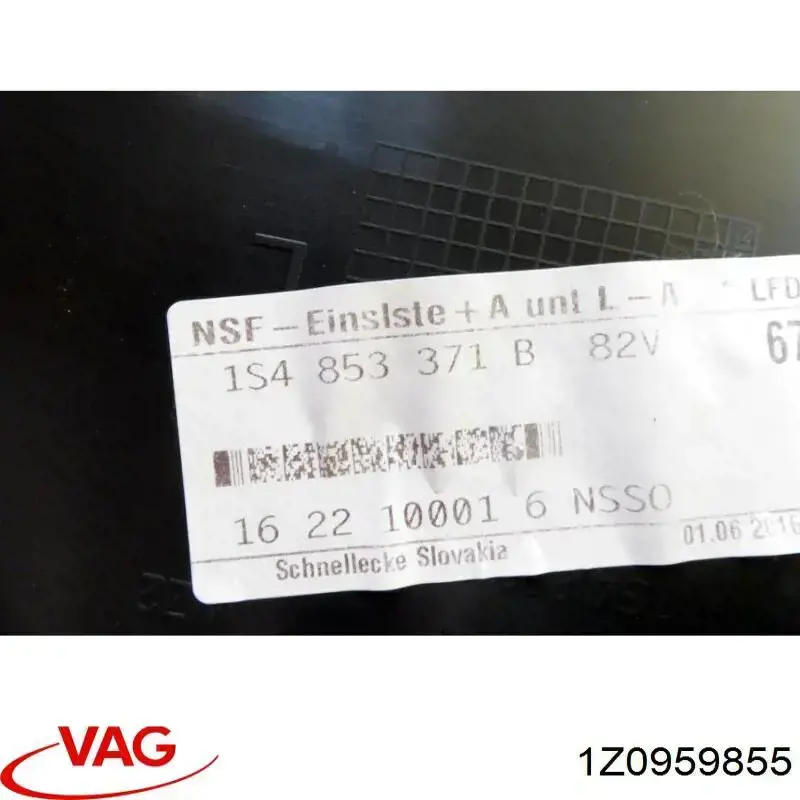 1Z0959855 VAG Кнопка підйомника заднього лівого скла