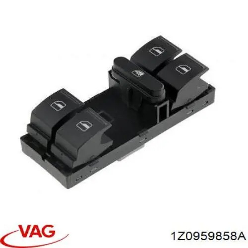 1Z0959858A VAG Кнопки переднього лівого склопід'ємника