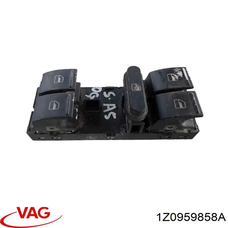 Кнопковий блок керування склопідіймачами передній лівий VAG 1Z0959858A ціна, від 11.56 USD