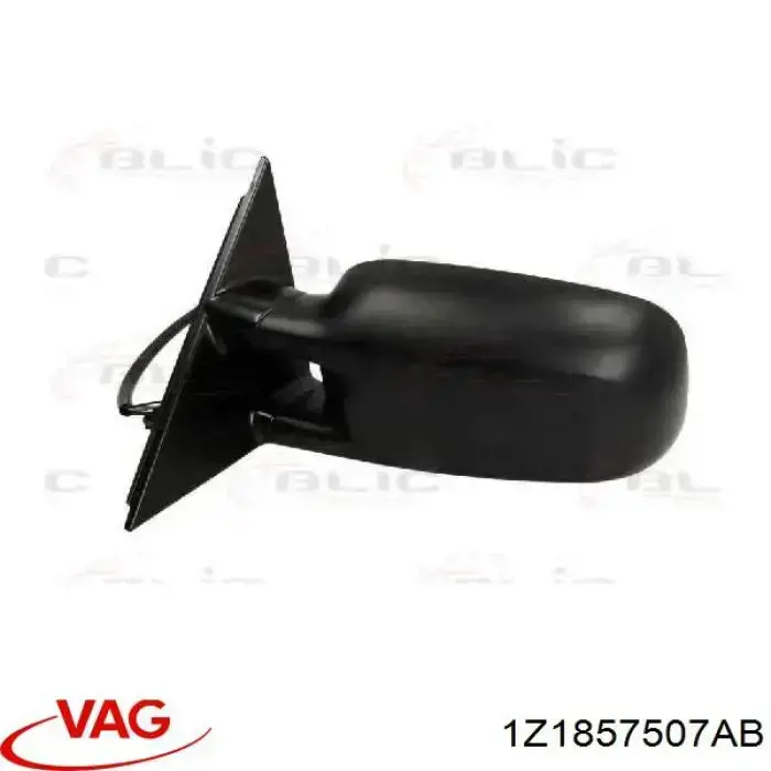 Корпус дзеркала заднього виду, лівого 1Z1857507AB VAG