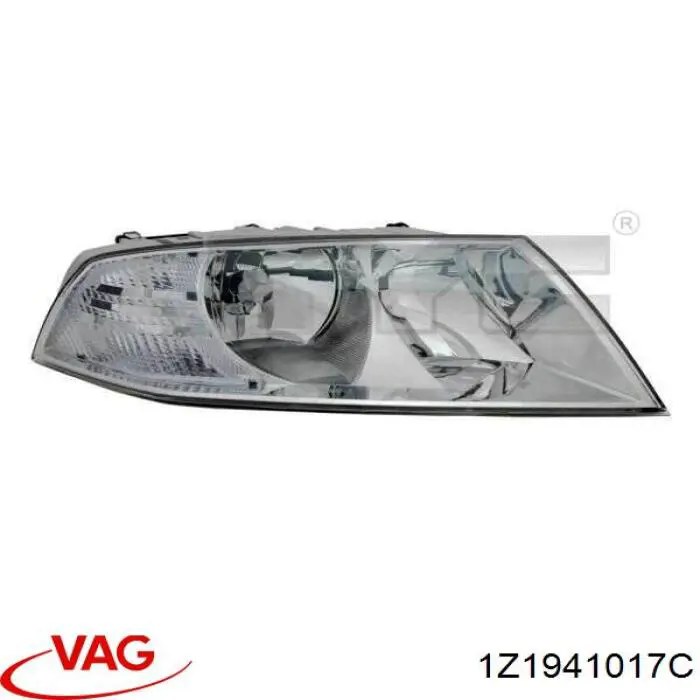 Основна фара в зборі ліва VAG 1Z1941017C ціна, від 98.92 USD