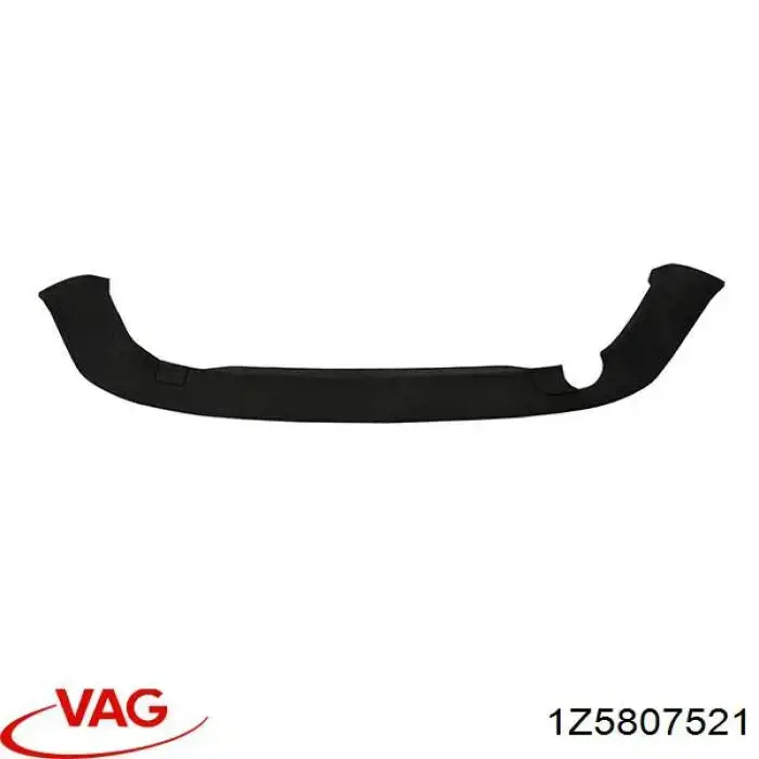 1Z5807521 VAG Спідниця заднього бампера