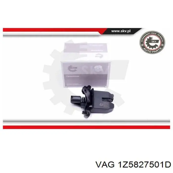Купити 1Z5827501D VAG Замок 3/5-х дверей, задній