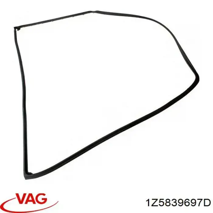 1Z5839697D VAG Ущільнювач двері задньої лівої (на двері)