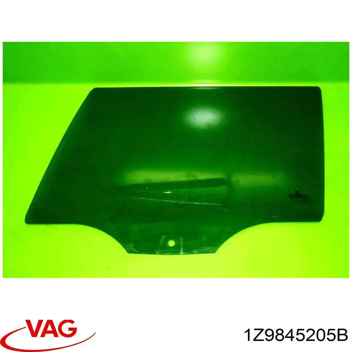 1Z9845205B VAG Скло задніх дверей, лівих