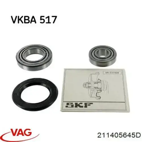 Підшипник ступиці колеса VAG 211405645D